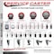Service Caster Choice 176ICCASTER5 Replacement Caster with Brake CHO-SCC-20S514-PPUB-RED-TLB - alternate 3